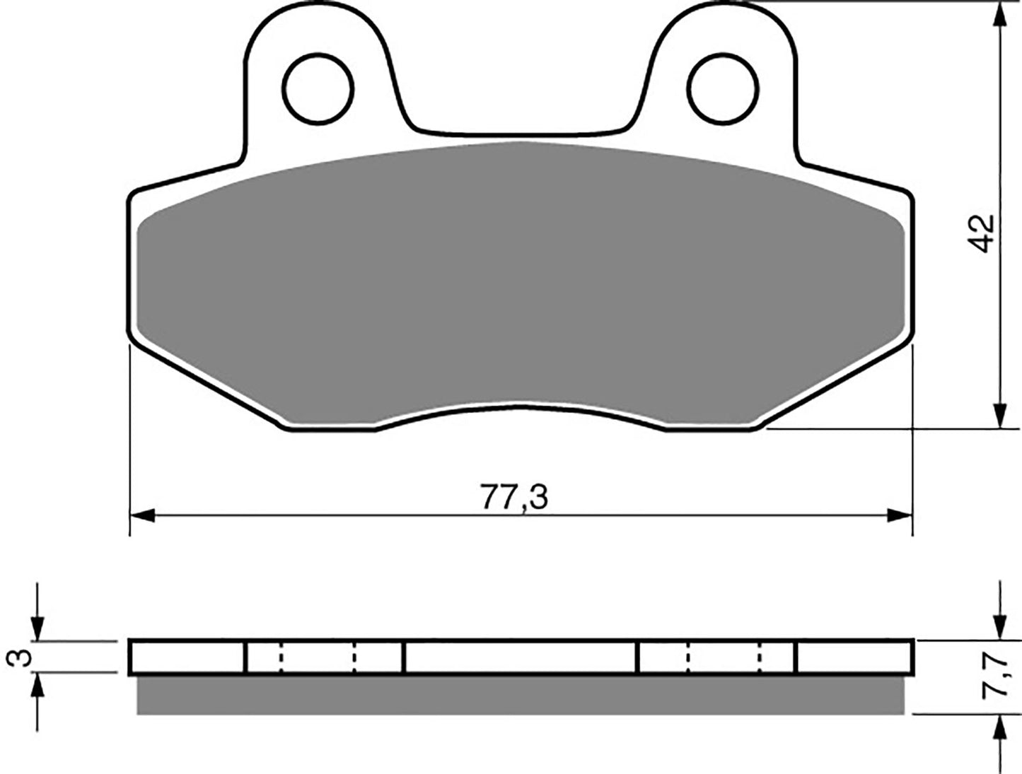 Goldfren Brake Pads S33-011, VD131, FA86, FDB312, SBS551