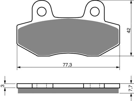 Goldfren Brake Pads S33-011, VD131, FA86, FDB312, SBS551