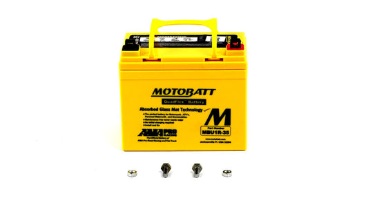 Motobatt Battery MBU1R-35 12v 37.1Ah (20Hr) CCA:420A U1-7, U1-9, U1-32 L:195mm x H:180mm x W:130mm