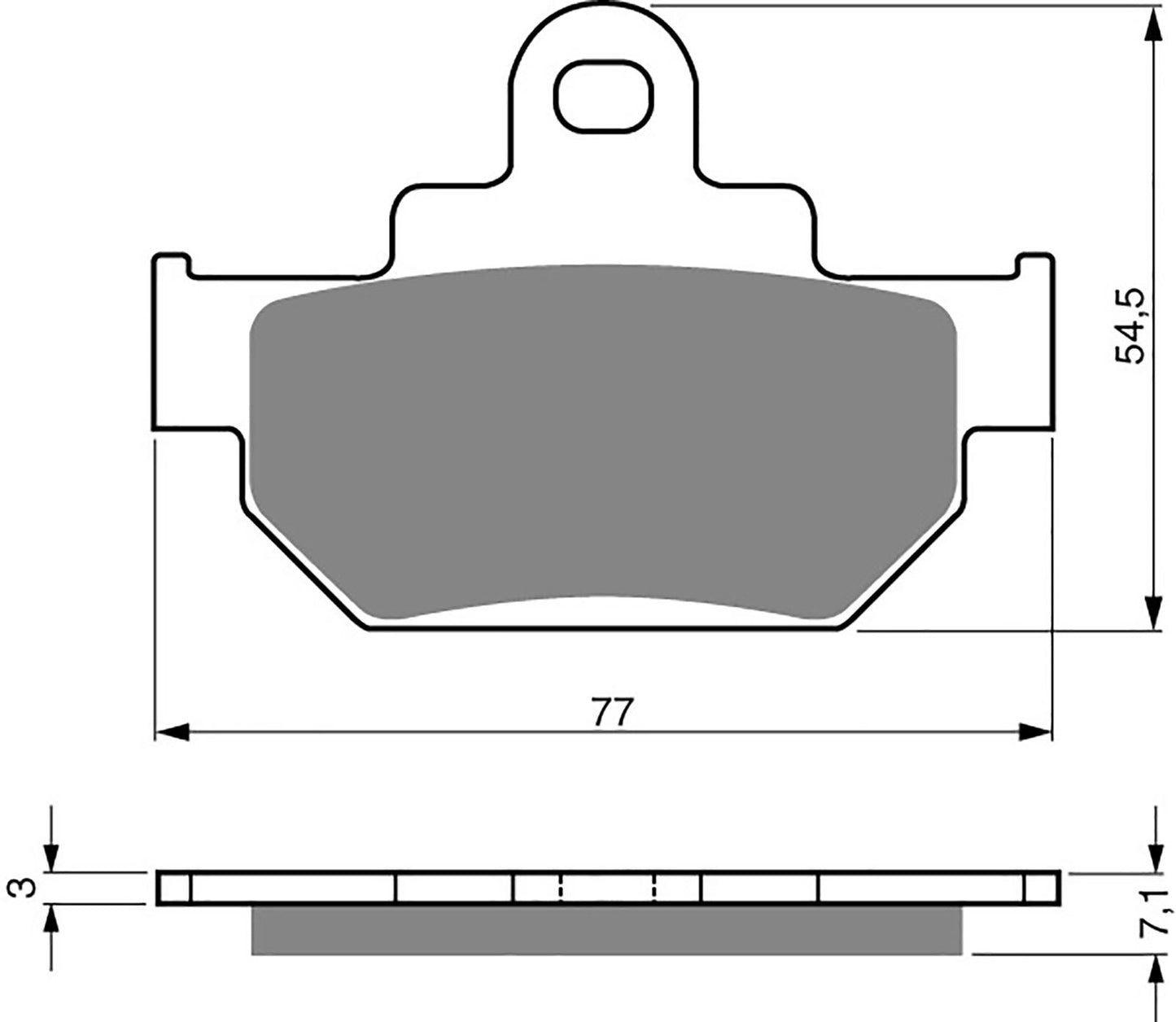 Goldfren Brake Pads AD030, VD329, FA106, FDB404, SBS581