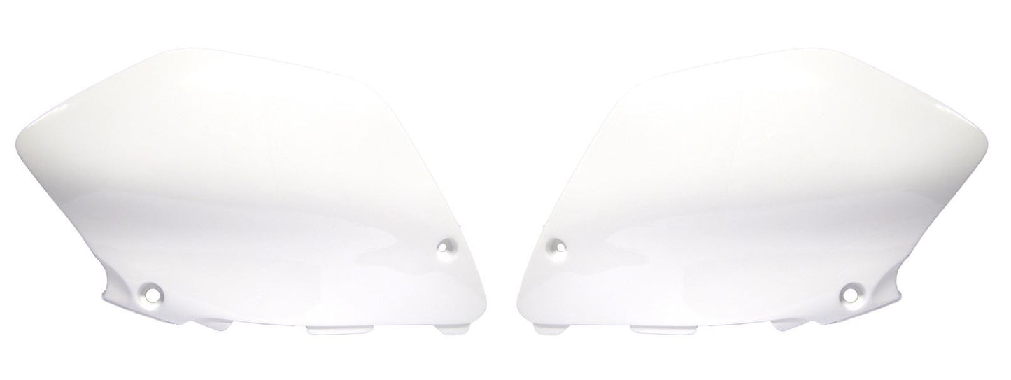 Side Panels White Yamaha YZ125,YZ250 02-13 (Pair)