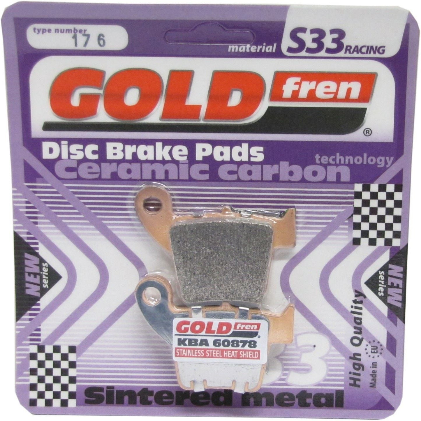 Goldfren Brake Pads S33-176, FA346, VD168, SBS777, FDB2139, DP921
