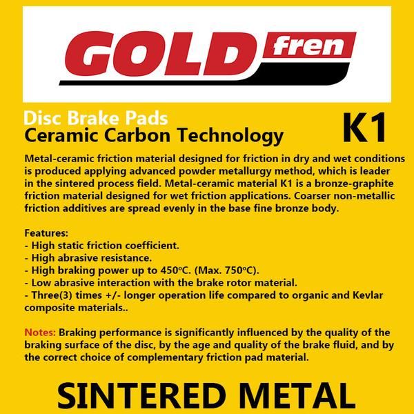 Goldfren Brake Pads K1-199