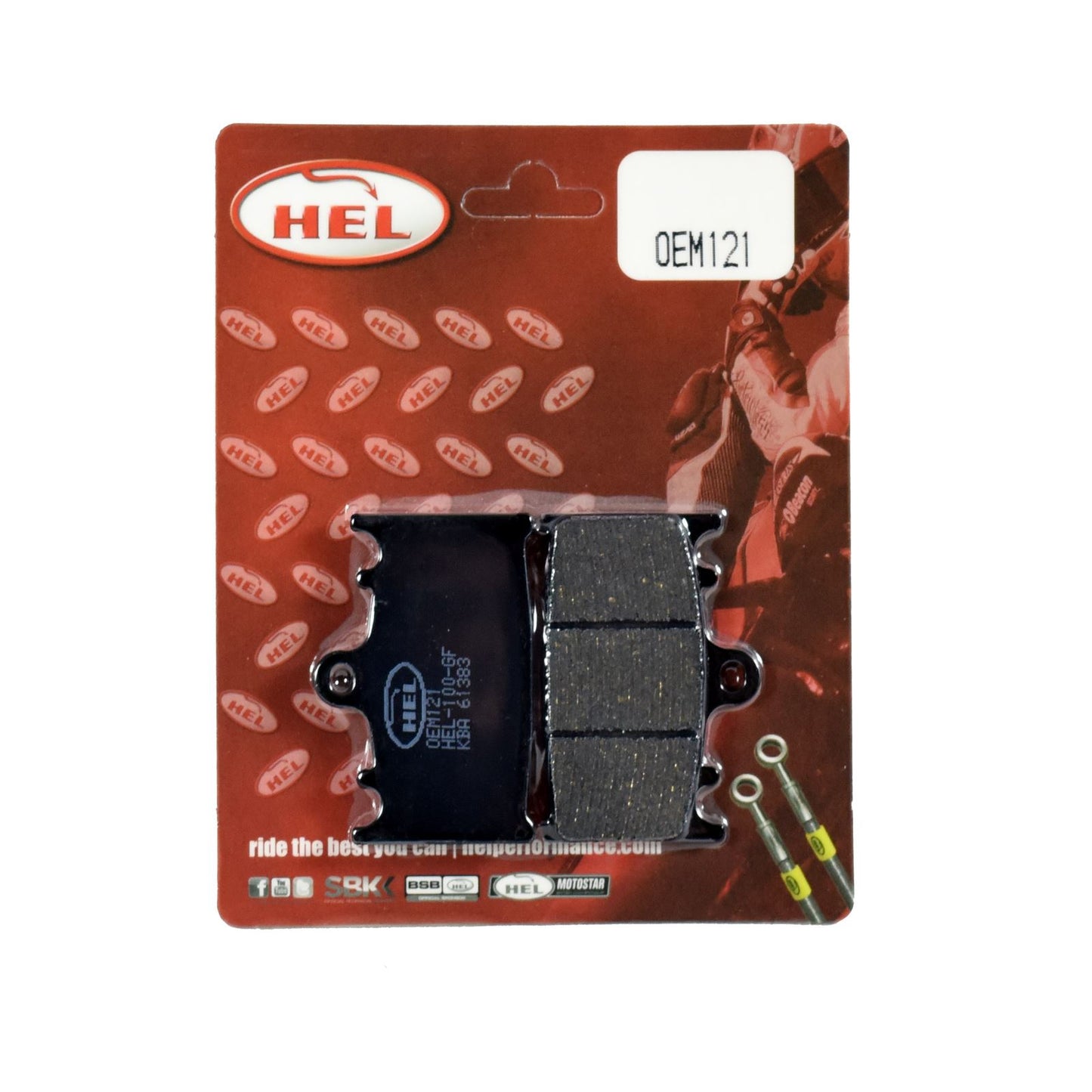 Hel Brake Pad OEM121,AD032,FA158 for Sports,Touring,Commuting