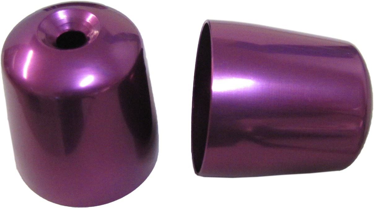 Handlebar Bar End Cover Purple For Triumph Daytona 900-1200 Sprint Triple (Pair)