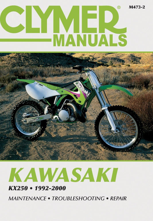Clymer Manual For Kawasaki KX250 92-00