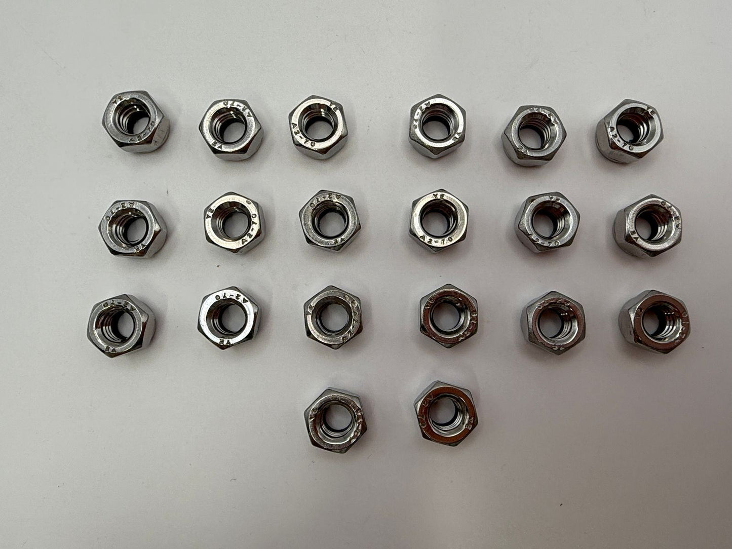 Nuts Nyloc Stainless Steel M6 x 1.00mm Pitch
