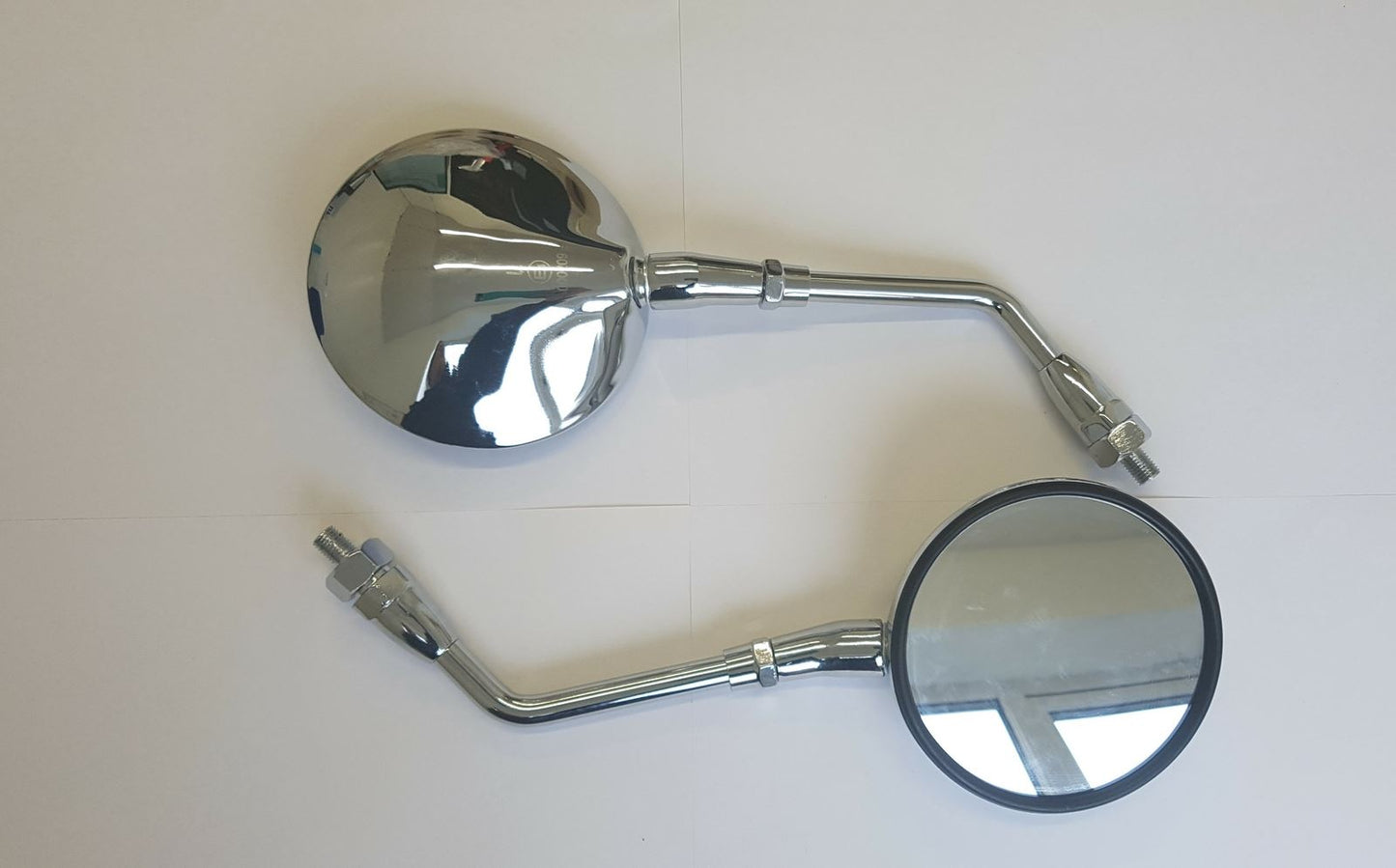 Mirrors 10mm Chrome Round Left & Right