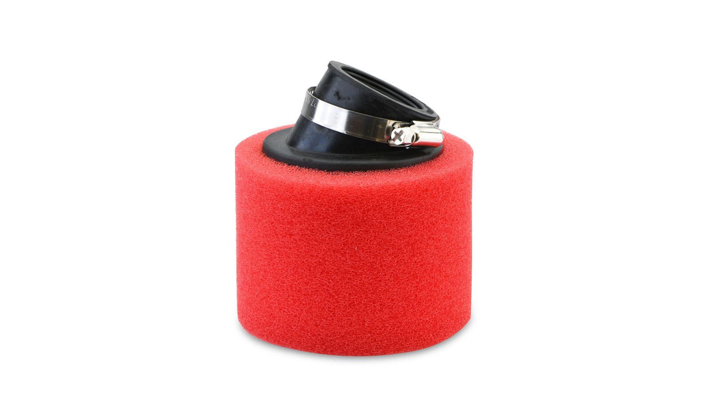 Foam Power Air Filter 39mm Angled Red
