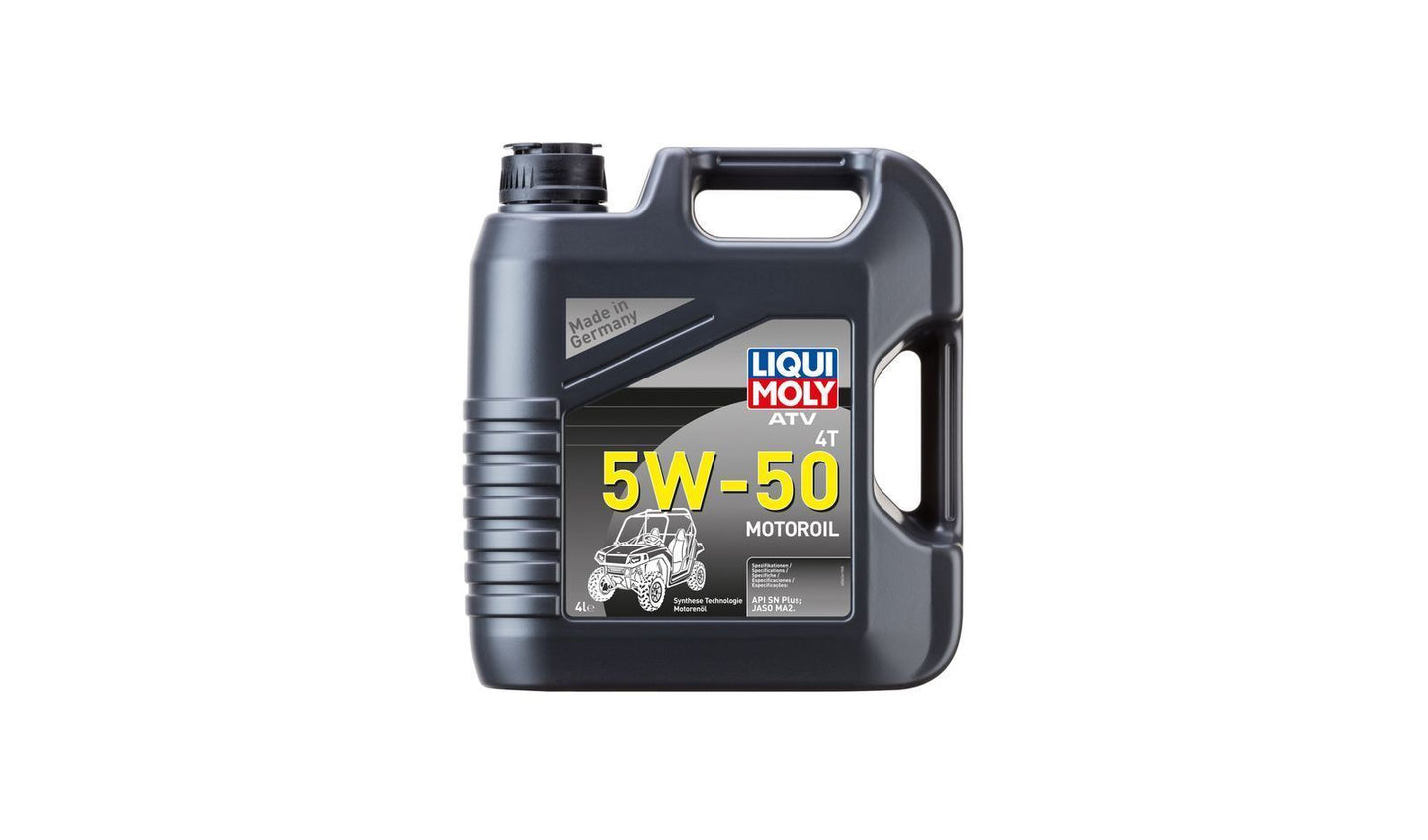 Liqui Moly 4T ATV 5w50 Synthetic Technology Oil (API SN Plus, JASO MA2) (4) 4 Litre
