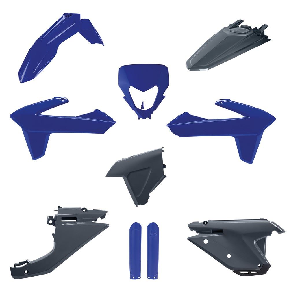 POLISPORT PLASTIC KIT + FORK GUARDS SHERCO SE-R/SE-F 2025, OEM STYLE