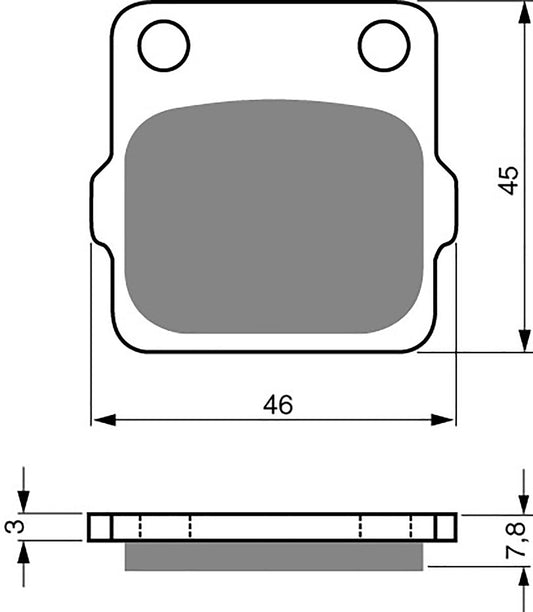 Goldfren Brake Pads Brake Pads K1-007,VD127/2,FA84,SBS652,SBS592