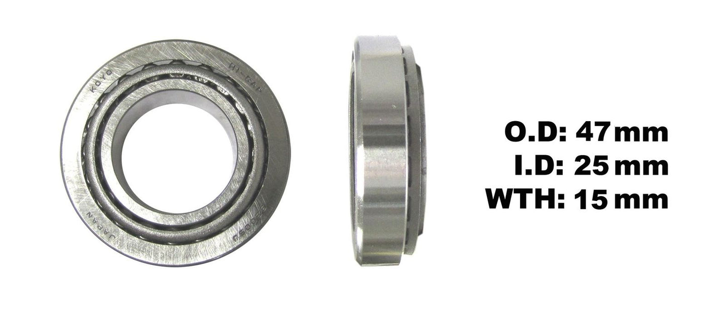 Taper Bearing 25 x 47 x 15
