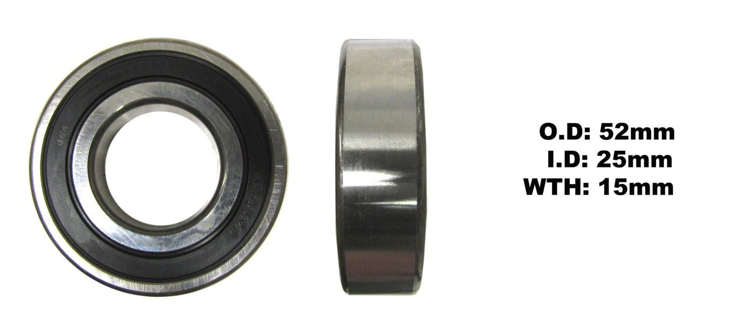 Bearing NTN 6205LLU(ID 25mm x OD 52mm x W 15mm)