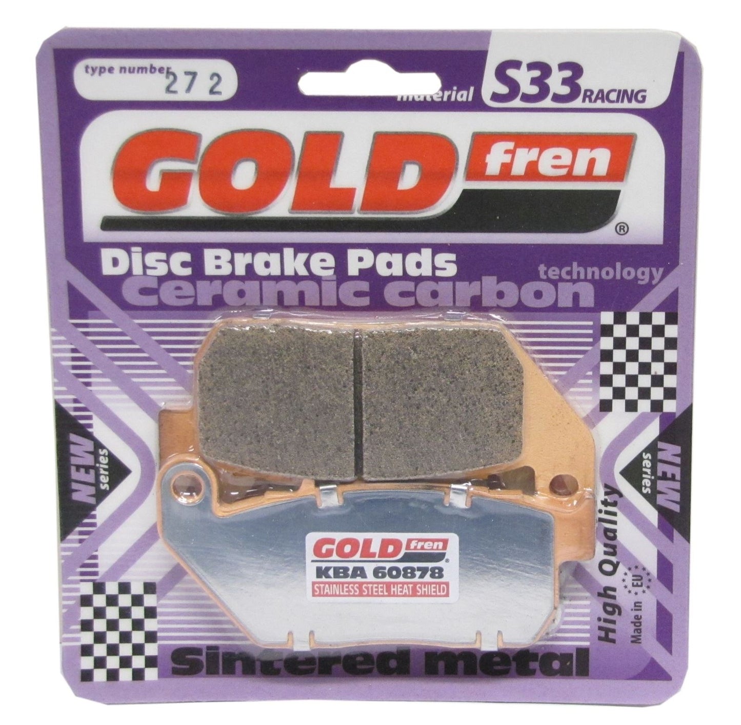 Goldfren Brake Pads S33-272 FA381, VD9009, SBS807, FDB2179, DP948
