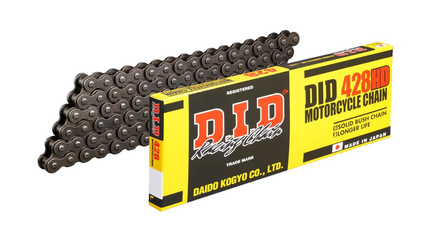 DID Chain Heavy Duty Black HD 428-118L (23.3KN) (RJ Split Link)