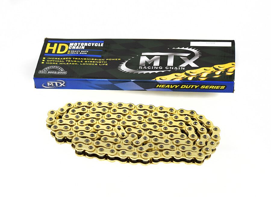 Chain Heavy Duty Gold 520-118 Links (34.0KN)