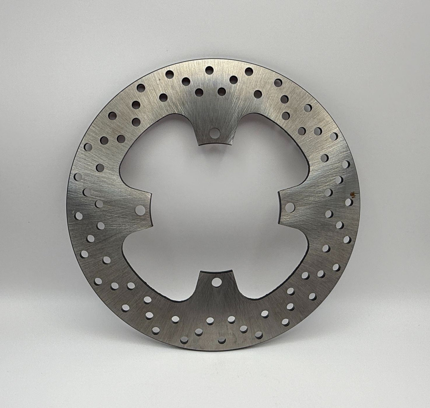 Rear Brake Disc OD:244mm ID:108mm PCD:124mm, 4 Bolt holes 8.5mm, Solid Disc, 5mm Thick