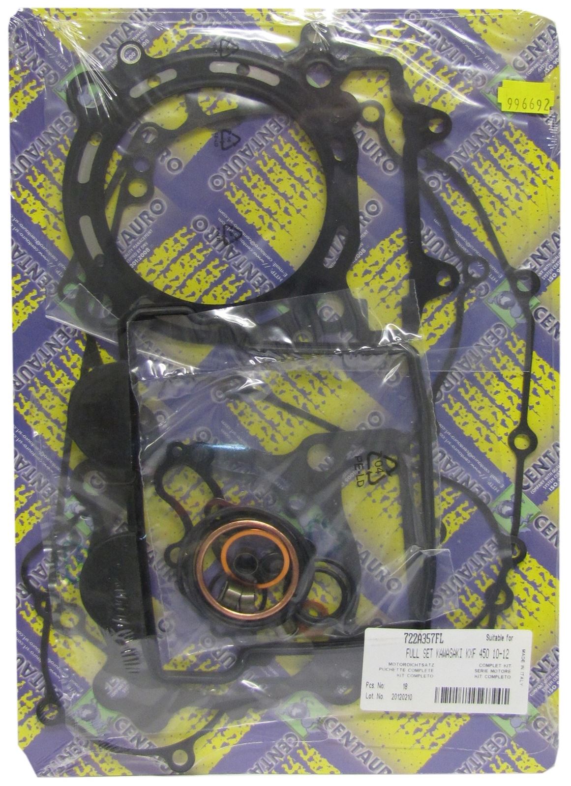 Centauro Full Gasket Set Kawasaki KX450F (KX450FCF) 2010-2015 (4T)