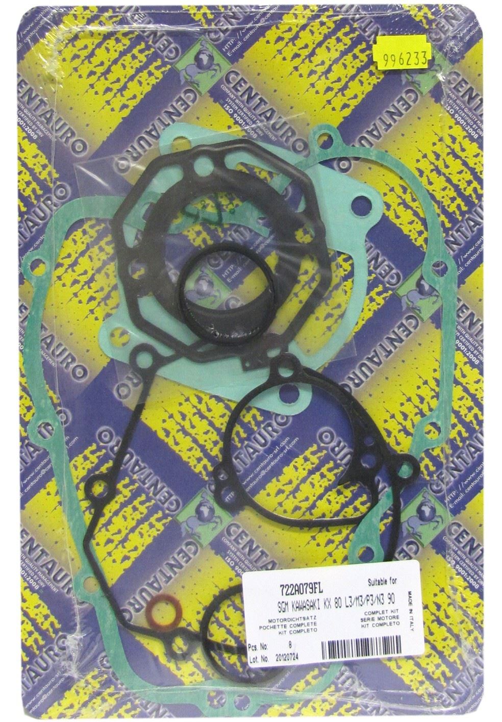 Centauro Full Gasket Set Kawasaki KX80L3 1990