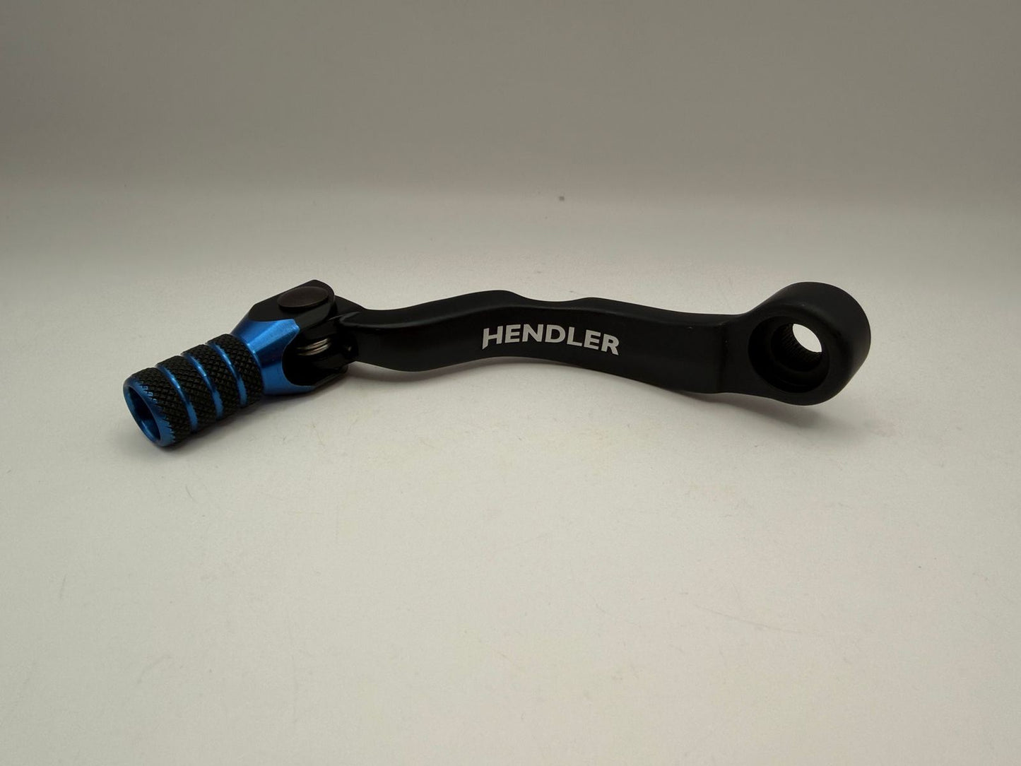 Gear Lever Alloy Black with Blue Tip KTM 85 SX 18-20, 125 SX 17-20, 150 SX 17-20, 125 XC-W 17-19, Husqvarna TC85 18-20, TC125 17-20, TE150 17-19, TX125 17-19