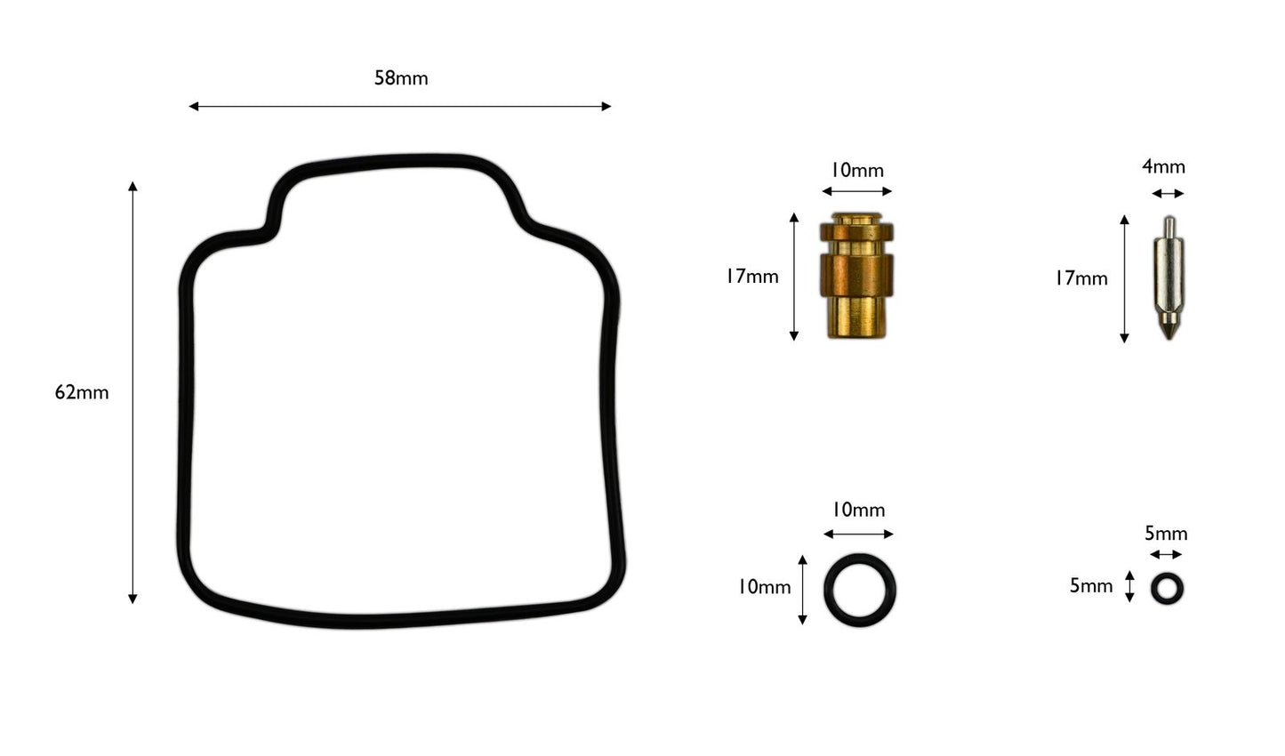 Carb Repair Kit Suzuki GSX600F J,FK 88-89, GSXR1100G,H,J