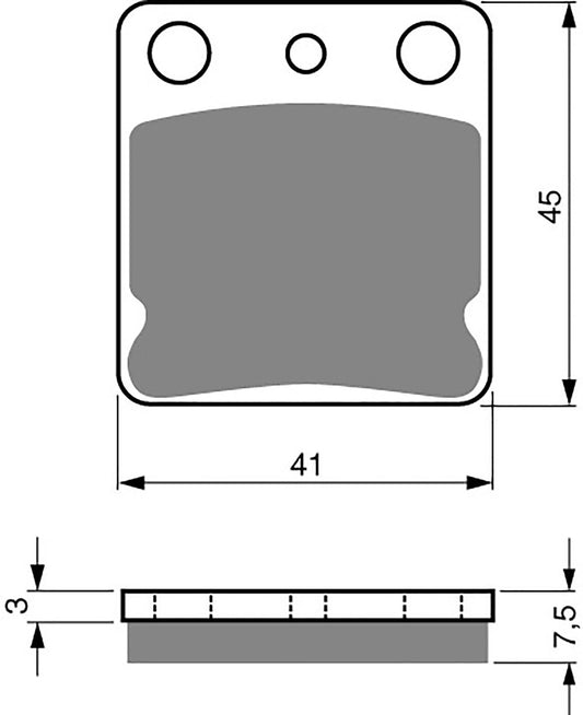 Goldfren Brake Pads S33-144, VD120, VD333, FA54, FDB250, SBS536