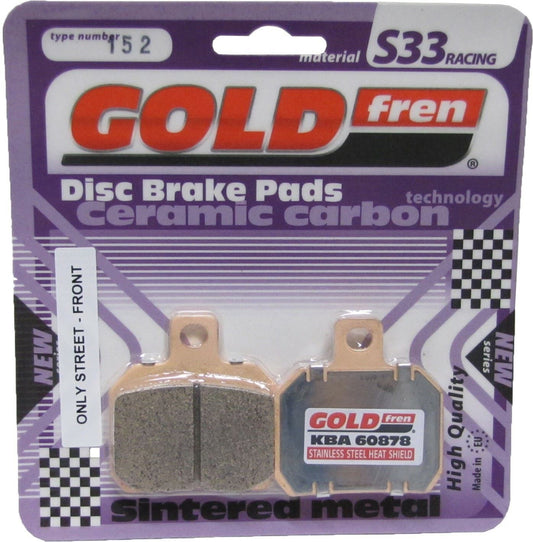 Goldfren Brake Pads S33-152, FA266, FDB2074, SBS730, VD964
