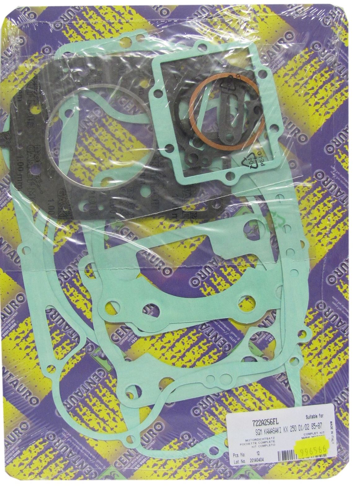 Centauro Full Gasket Set Kawasaki KX250D1,D2 85-86, KXT250 Tecate 1986-1987
