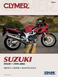 Clymer Manual For Suzuki SV650 1999 - 2002