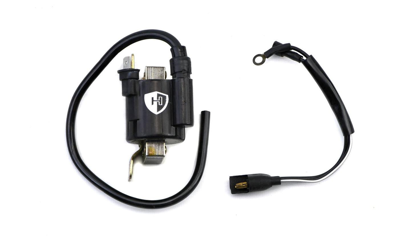 Ignition Coil 12v CDI Single Lead 1 Terminals (70mm Centres) (P:1.46Oh, S: 4.46KOh)