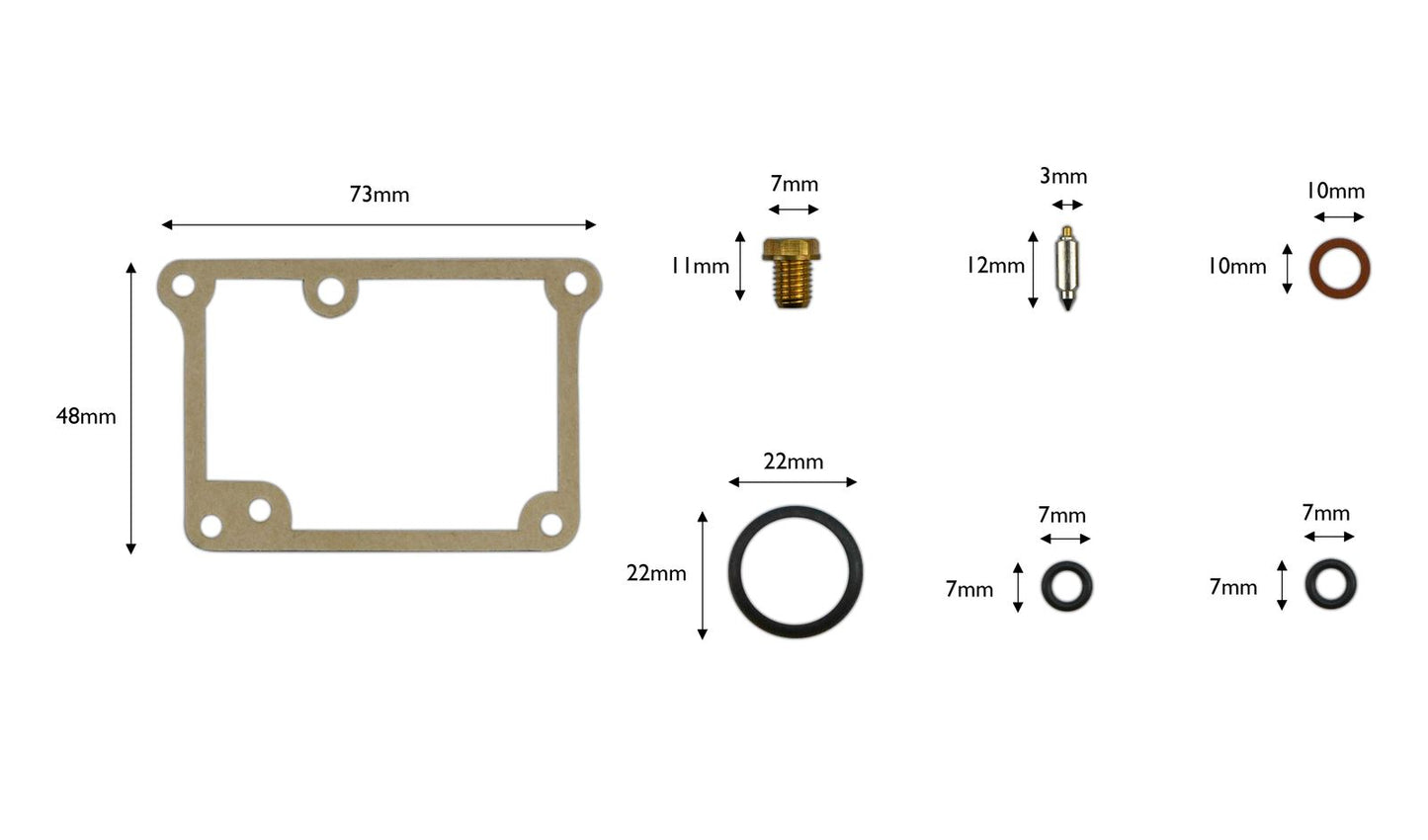 Carb Repair Kit Yamaha DT125MX 79-82, DTR125R 88