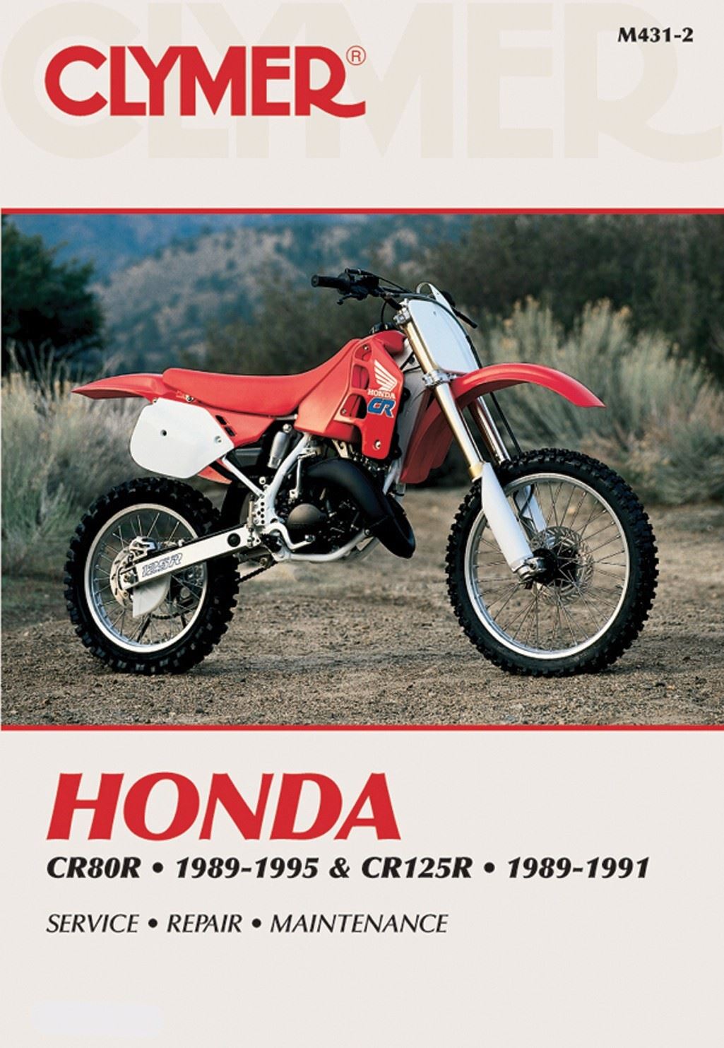 Clymer Manual For Honda CR80R 89-95, CR125R 89-91
