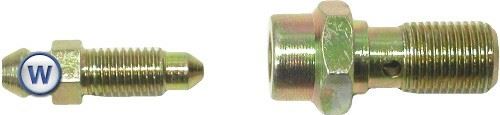 Banjo Bolt + Bleed Nipple 10mm x 1.25mm (Per 5)