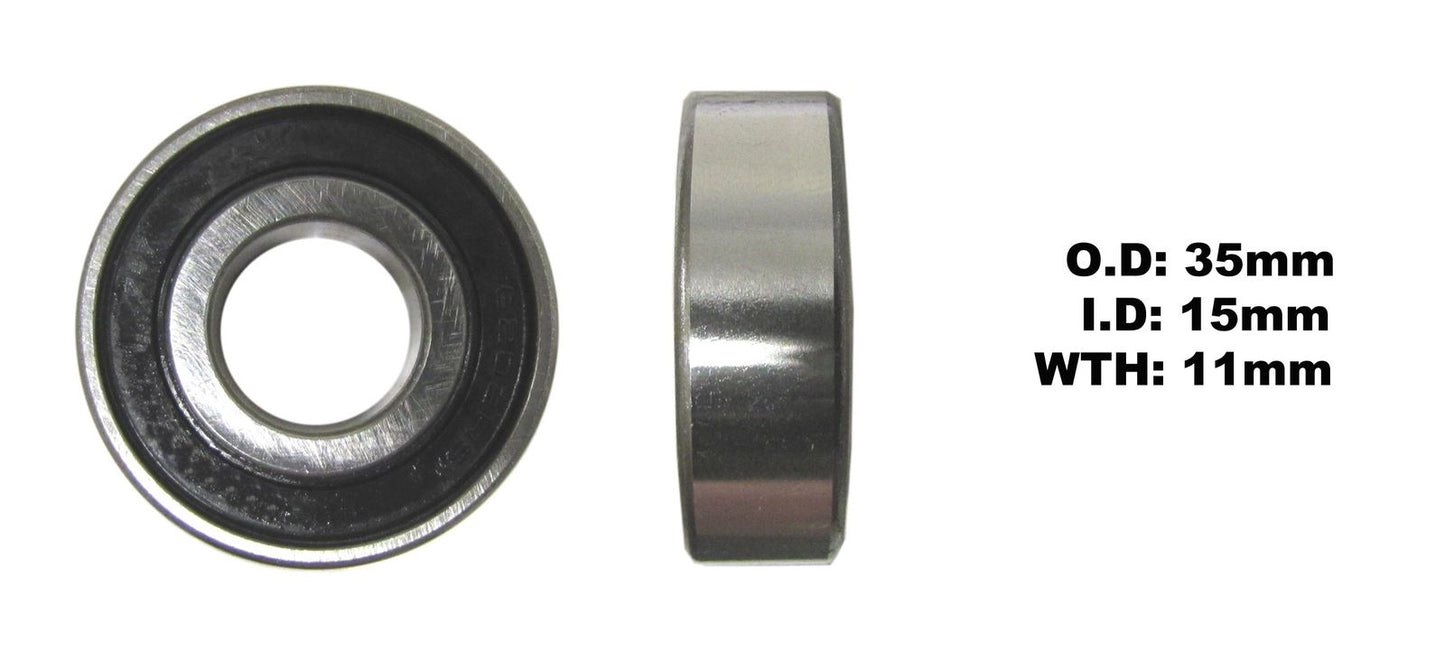 Bearing NTN 6202LLU(ID 15mm x OD 35mm x W 11mm)