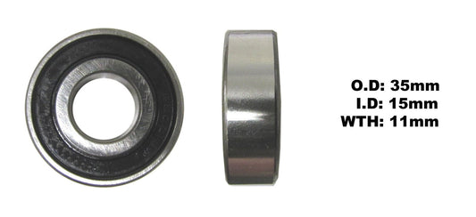 Bearing NTN 6202LLU(ID 15mm x OD 35mm x W 11mm)