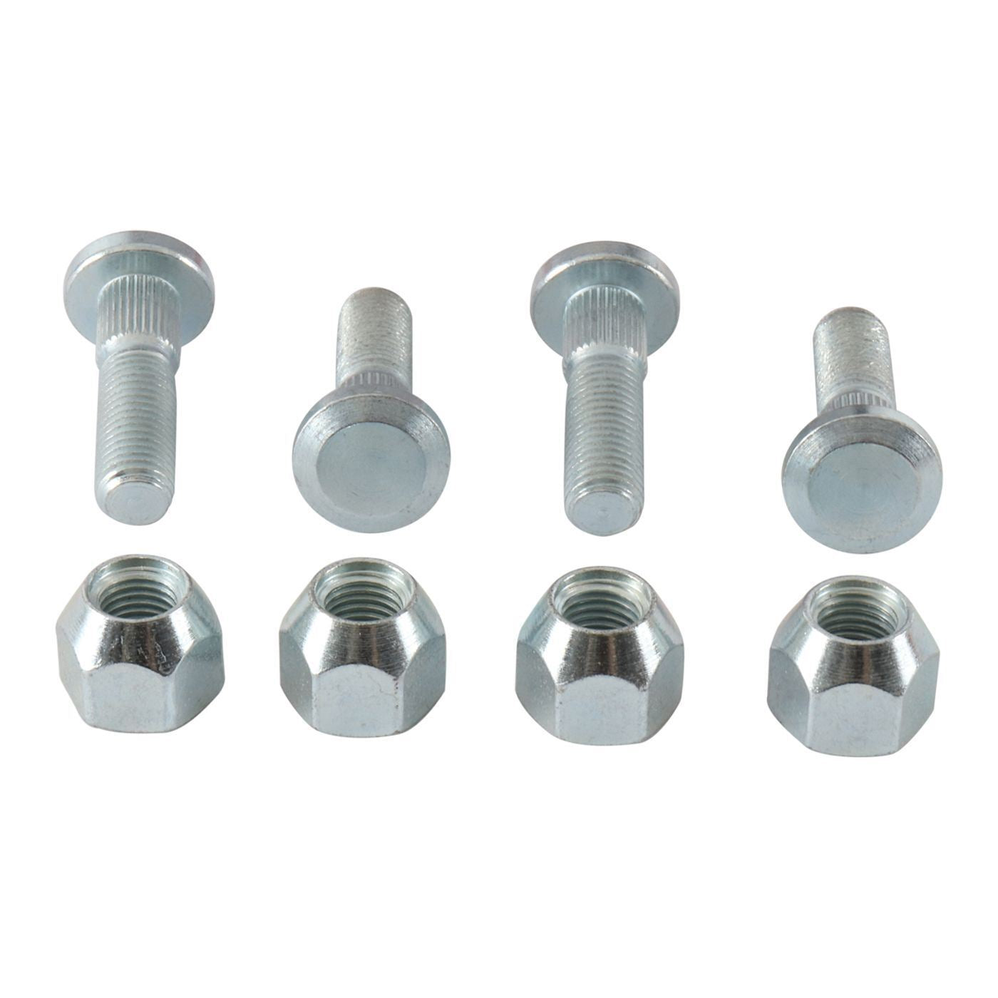 Wheel Stud and Nut Kit Front Arctic Cat 250 2x4 06-09, 250 DVX 06-08, 300 2x4 10-16, 300 DVX 09-15, Alterra 300 17-21, Honda ATC250R 1985, ATC250R 1986, TRX250R 86-89, TRX250X 87-92, TRX250X / EX Sportrax 01-21, TRX300 EX 93-08, TRX300 X 2009, TR