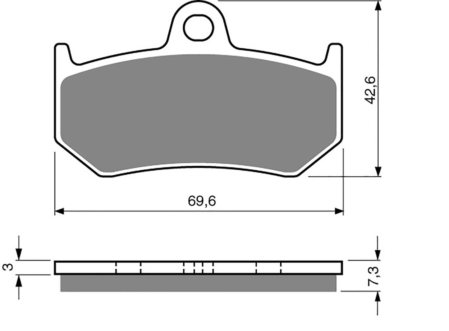 Goldfren Brake Pads AD235, FA320, SBS763, FDB2198, DP958, VD998