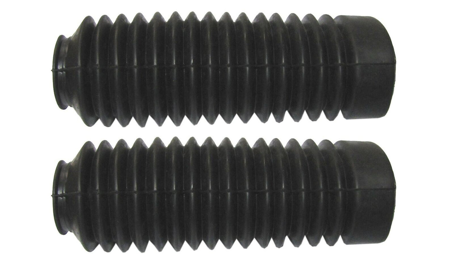 Fork Gaitors Small Black 160mm Long Top 30mm Bottom 48mm (Pair)