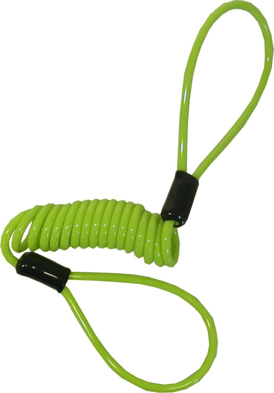 Lock Reminder ideal when you use a disc lock dayglow green