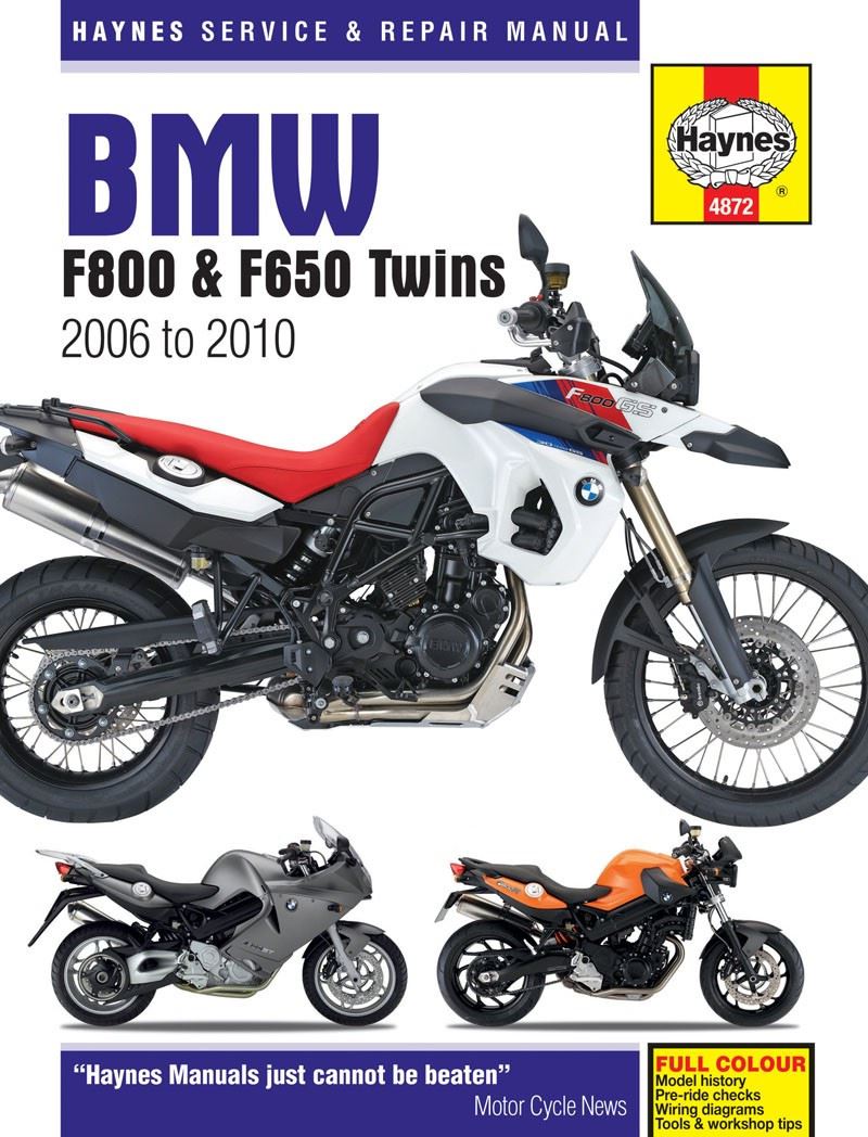 Haynes Manual BMW F800(F650)Twins 06 -10