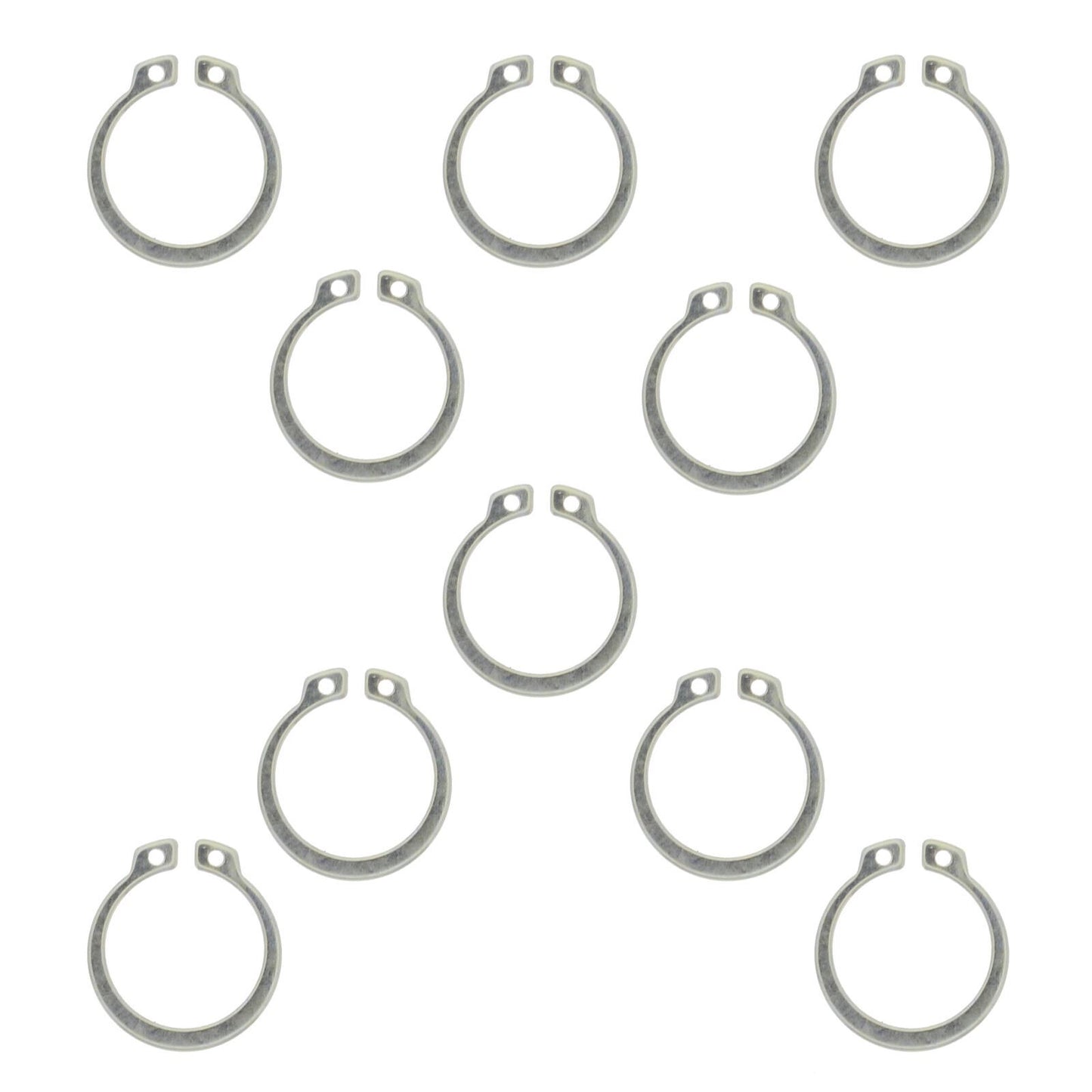 Sprocket Retainer Kit 10 pk Washers or Snap-Rings Kawasaki KDX200 86-88, KDX200 89-90, KDX200 89-06, KDX200 91-94, KDX200 95-06, KDX220 97-05, KDX250 91-94, KLX250R 94-96, KLX300(R) 97-02, KX250 1982, KX250 1985, KX250 1987, KX250 1990, KX250 199