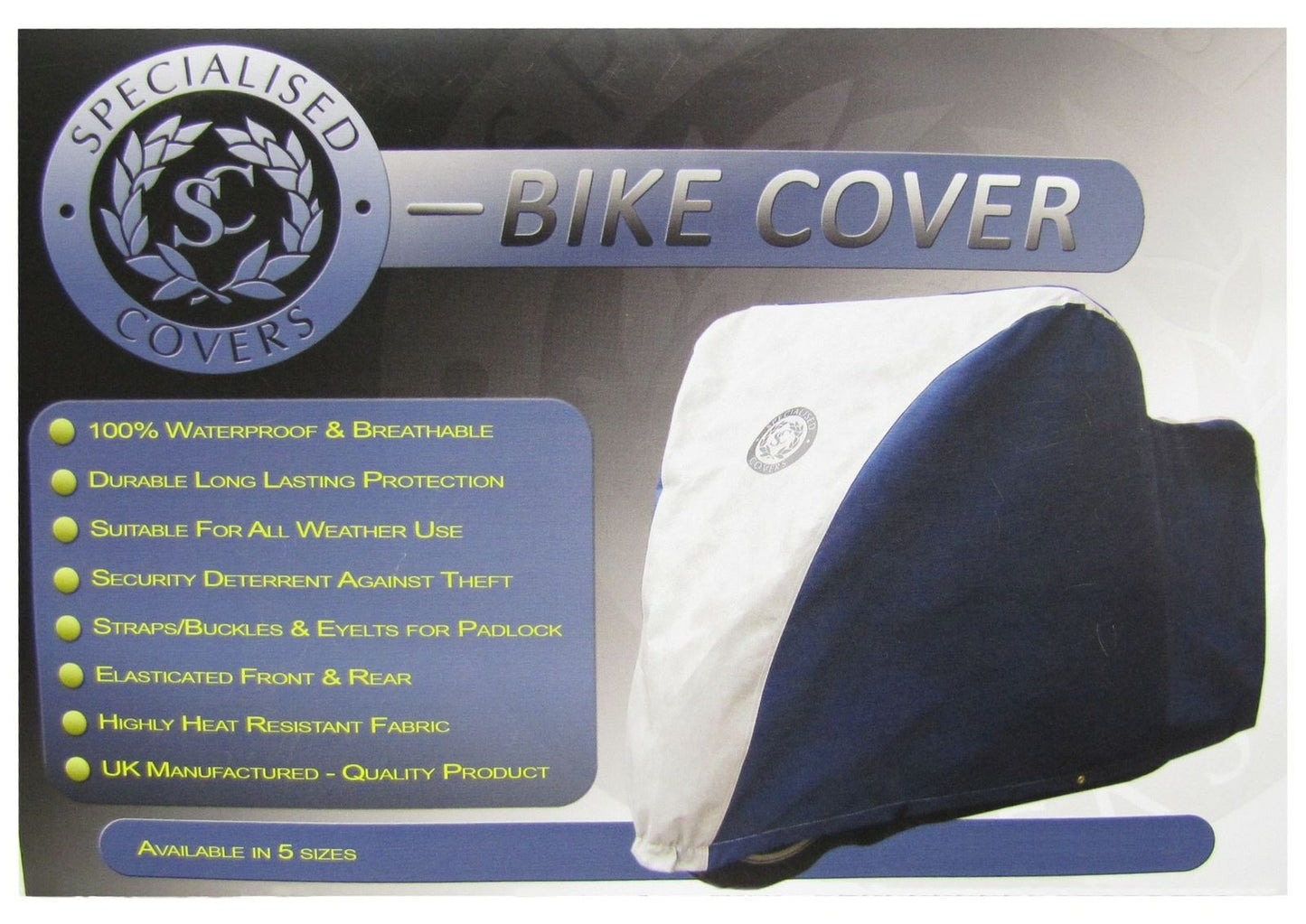 Specialised 100% Waterproof Bike Cover Scooter Models For Motorbike, Motocross