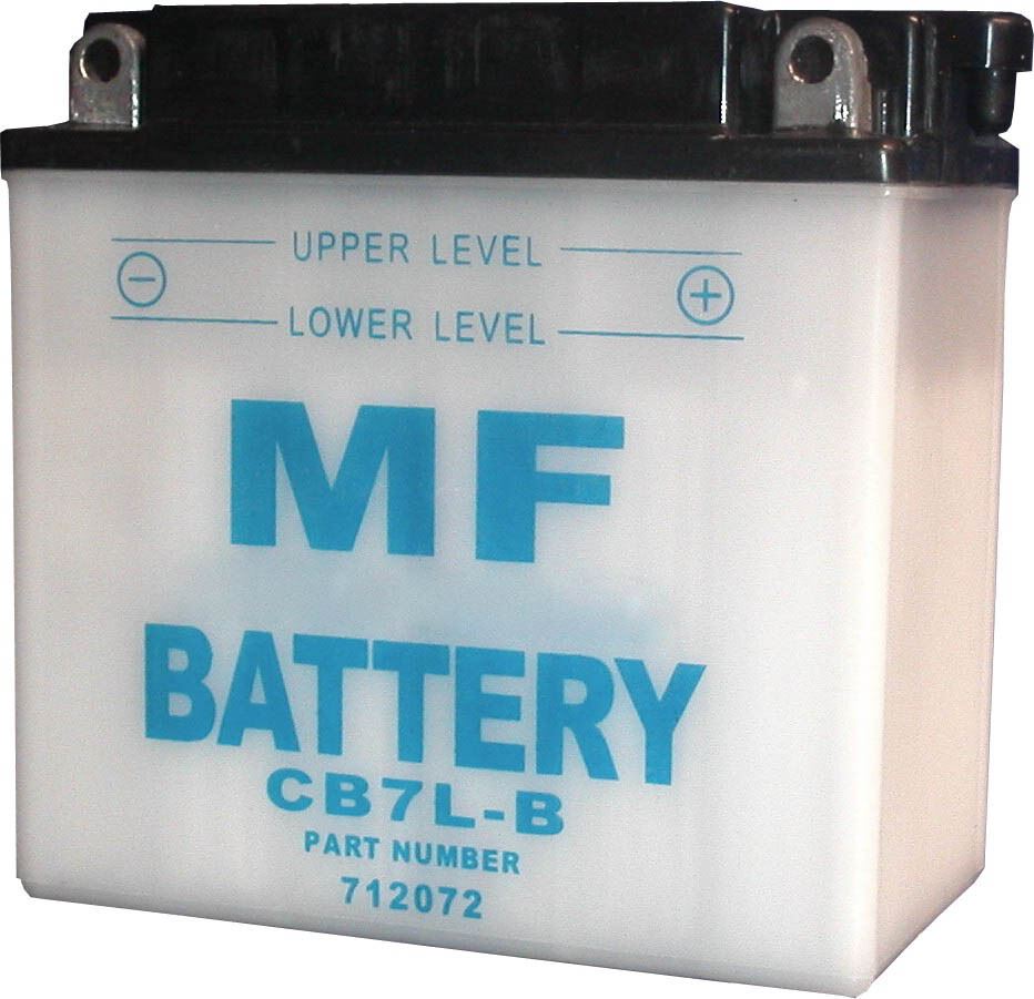 Battery CB7L-B, 12N7-3B  - 12v 8AH L:137mm H:133mm W:76mm
