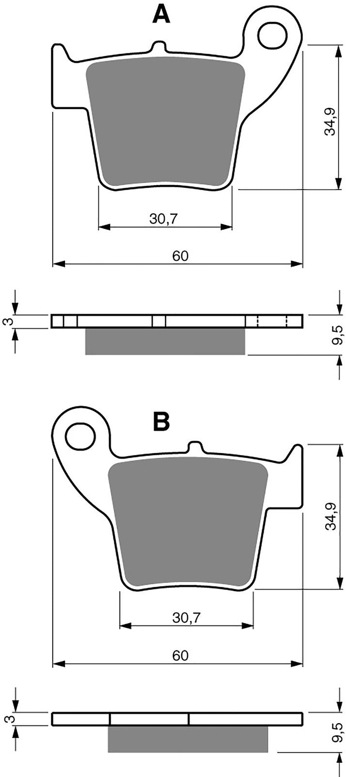 Goldfren Brake Pads K5-176, FA346, VD168, SBS777, FDB2139, DP921