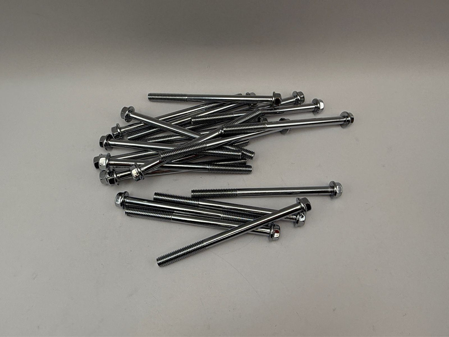 Bolts Flanged Chrome Hexagon M6 x 85mm x 1.00mm Pitch (8mm Head)