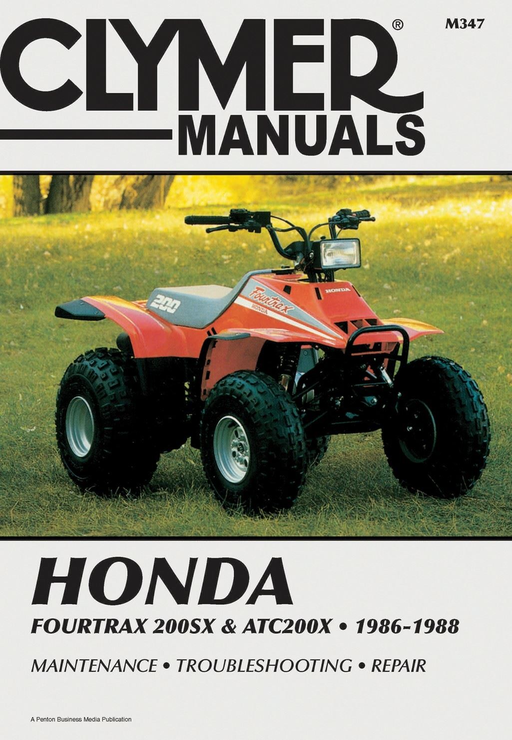 Clymer Manual For Honda ATC200X & FourTrax 200SX 86-88