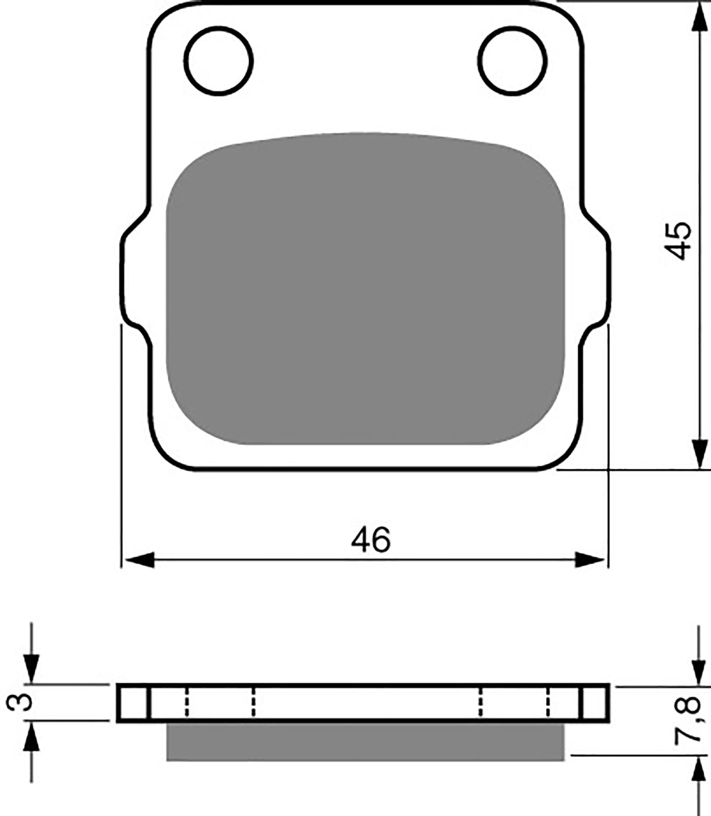 Goldfren Brake Pads S33-007, VD127/2, FA84, SBS652, SBS592