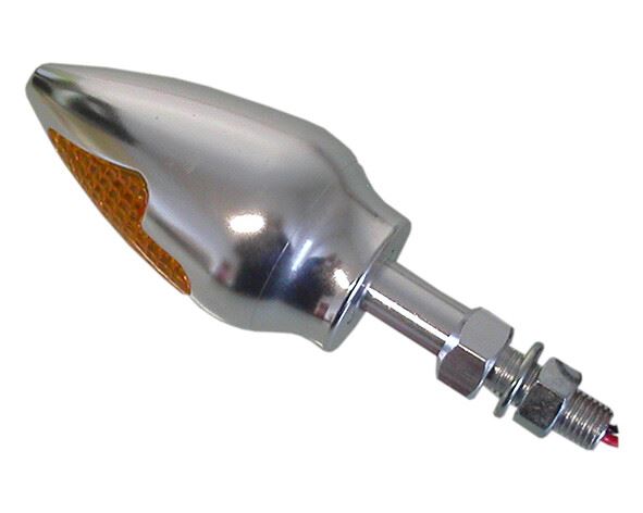 Complete Indicator Mini Bullet Silver Aluminium New(Amber)