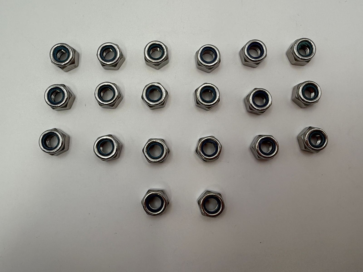 Nuts Nyloc Stainless Steel M6 x 1.00mm Pitch